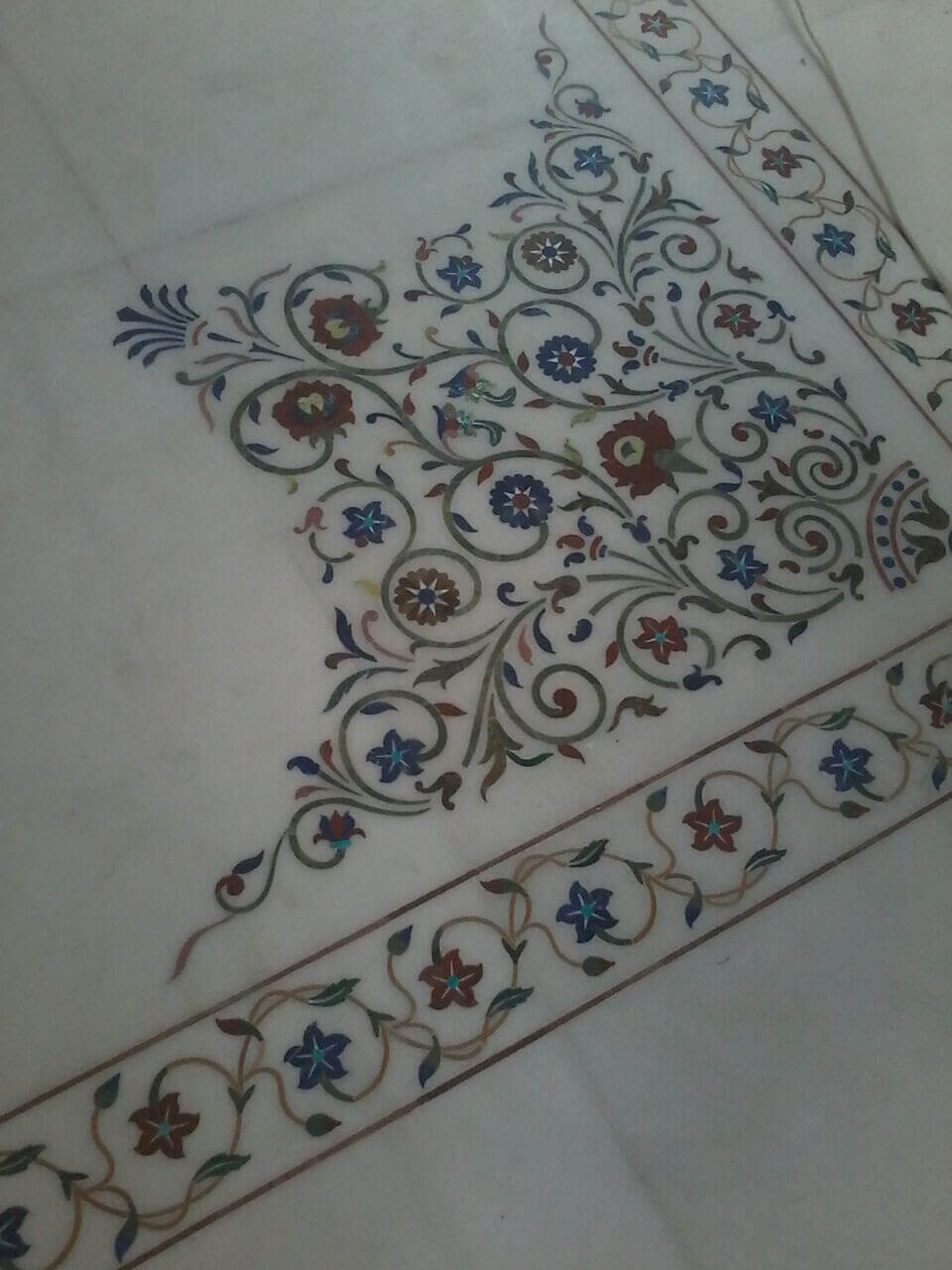 Pietra Dura marble flooring 
