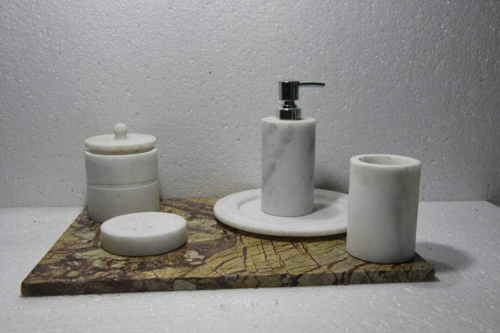 marble bathroom kit