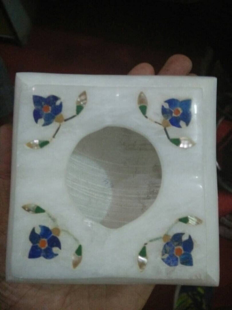 marble handicraft inlay ash tray