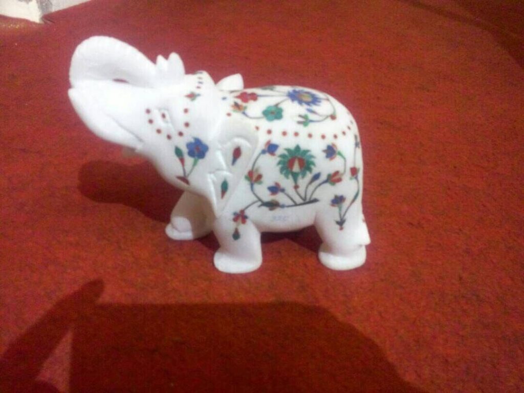 marble handicraft elephant