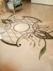 Marble Inlay Flooring Pattern