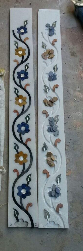 marble inlay work border design