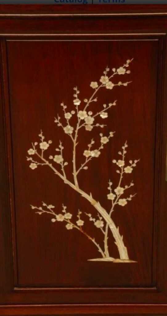 Floral Tree Inlay Design
