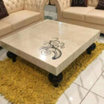 Beautifully Inlaid Marble Table top