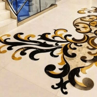 Amazing Marble Inlay Work Designs for Flooring and Doors